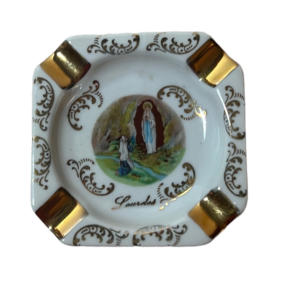 Limoges Ribes ashtray trinket dish